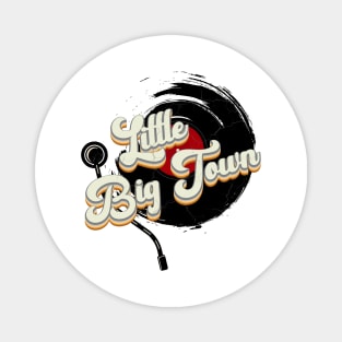 Vinyl Retro Style - Little Big Town Magnet